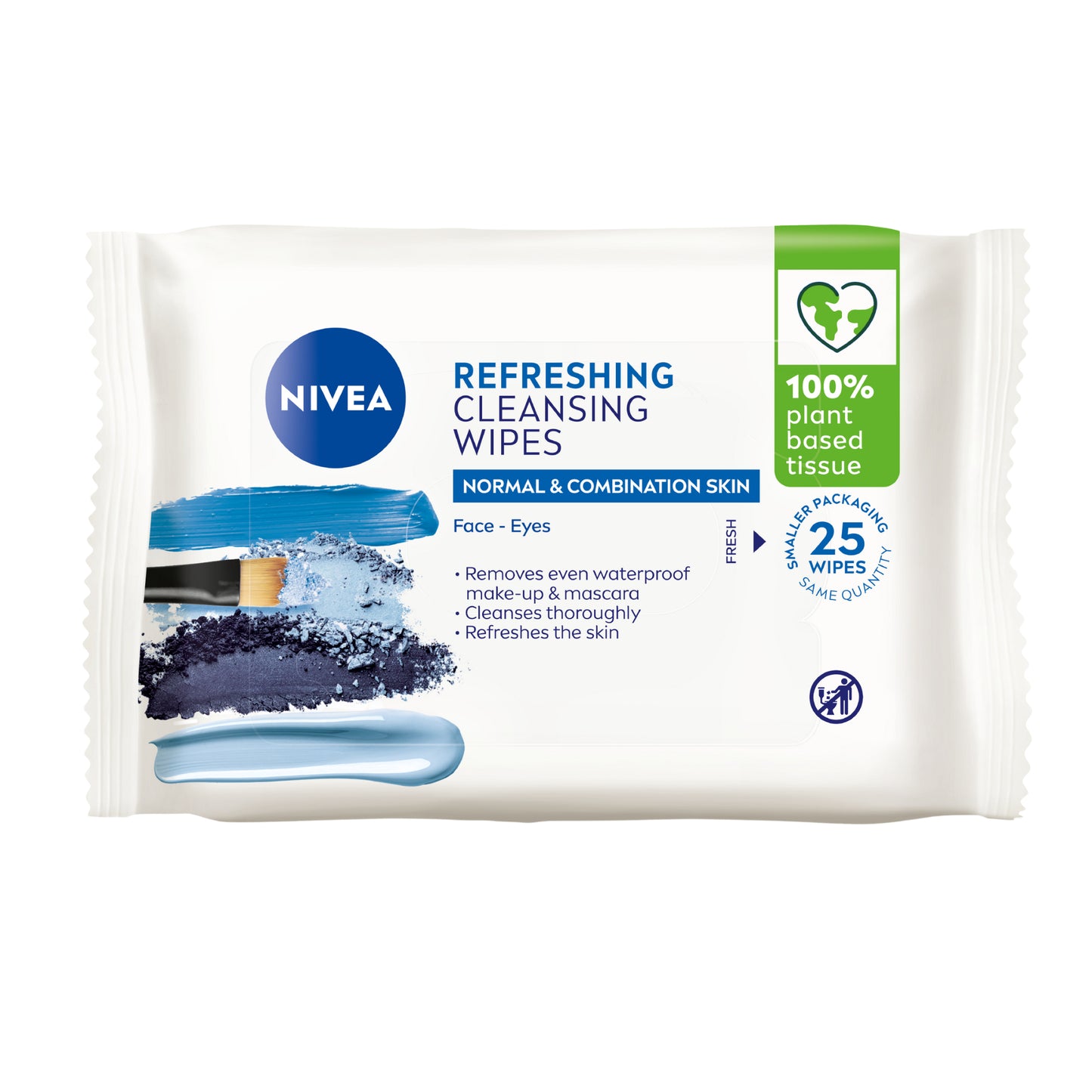 NIVEA Refreshing Cleansing Wipes 25 Pack