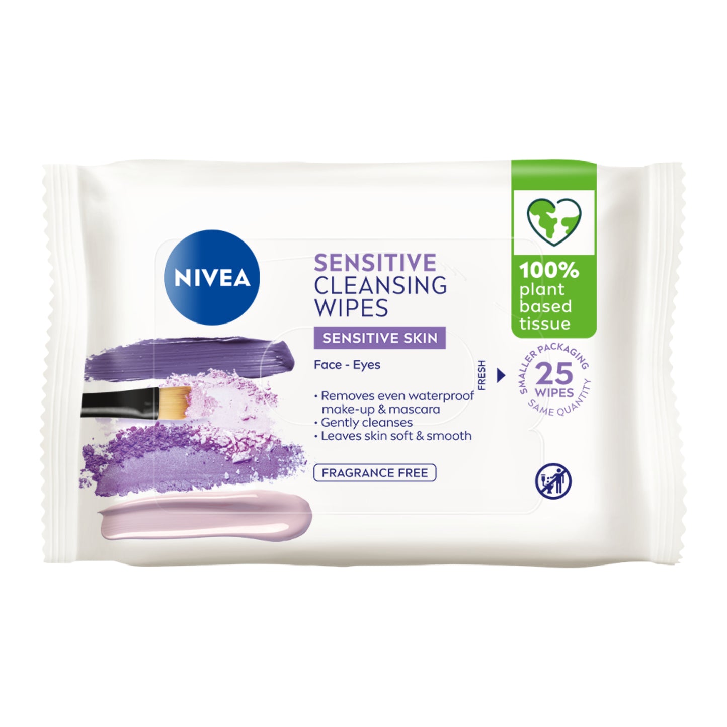 Nivea Daily Essentials Sensitive Wipes 25 pack