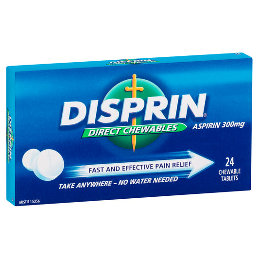 Disprin Direct Chewable Aspirin 300mg Tablets 24