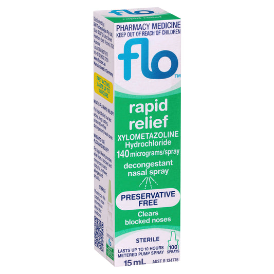 FLO Rapid Relief Nasal Spray 15mL