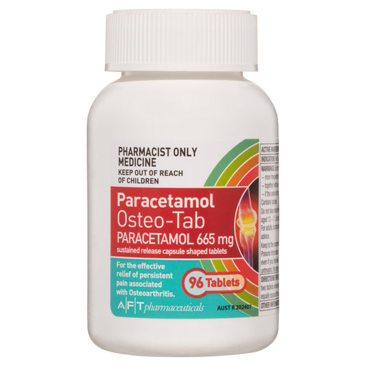 Paracetamol Osteo SR 665mg Modified Release Tablets 96 (Bottle)