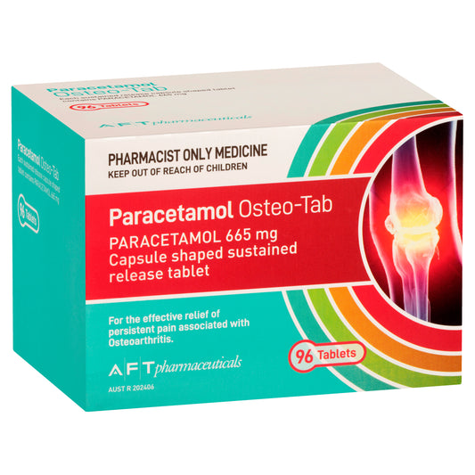 Paracetamol Osteo SR 665mg Modified Release Tablets 96