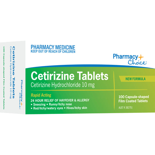 Pharmacy Choice Cetirizine  100 Tablets