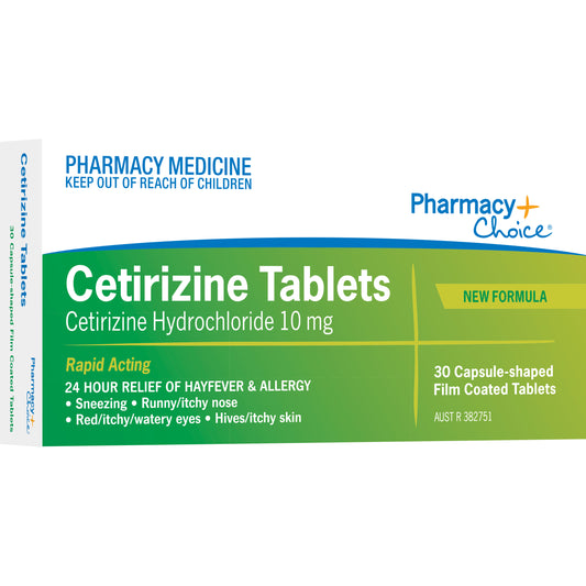 Pharmacy Care Cetirizine 10mg Tablets 30