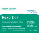 Pharmacy Care Fexofenadine 180mg Tablets 70