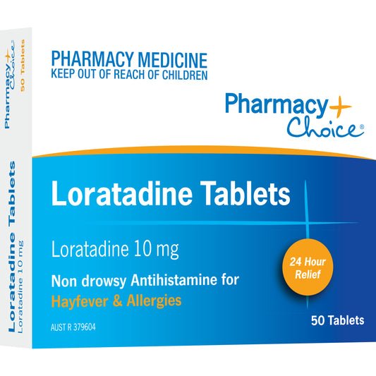 Pharmacy Care Loratadine 10mg Tablets 50