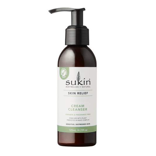 Sukin Skin Relief Cream Cleanser Pump 125mL