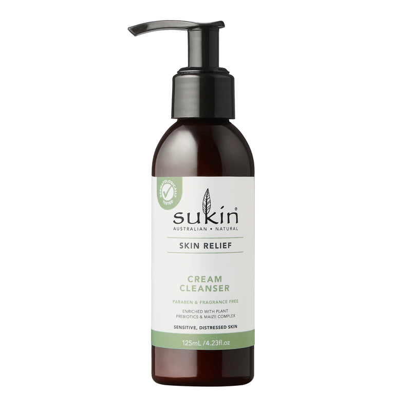 Sukin Skin Relief Cream Cleanser Pump 125mL