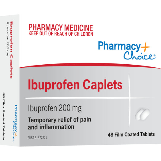 Pharmacy Choice Ibuprofen 200mg Caplets 48 (N)