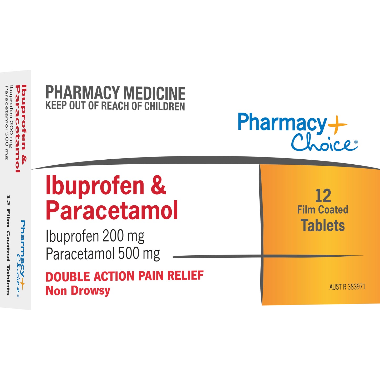 Pharmacy Choice Ibuprofen + Paracetamol Tablets 12 (N)
