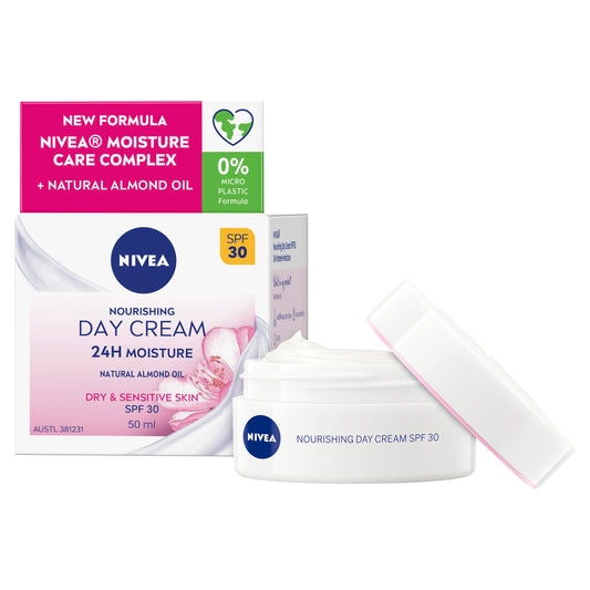 NIVEA Daily Essentials Sensitive Day Cream SPF30+ 50mL