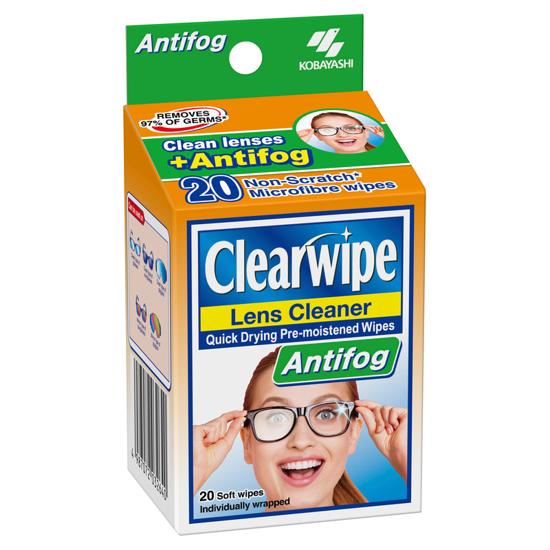 Clearwipe Lens Cleaner Antifog 20 Pack