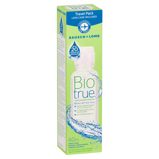 Bausch & Lomb Biotrue Multipurpose Solution Travel Pack 60mL