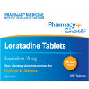 Pharmacy Choice Loratadine 10mg Tablets 100