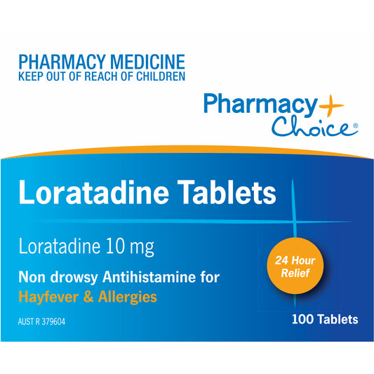 Pharmacy Choice Loratadine 10mg Tablets 100