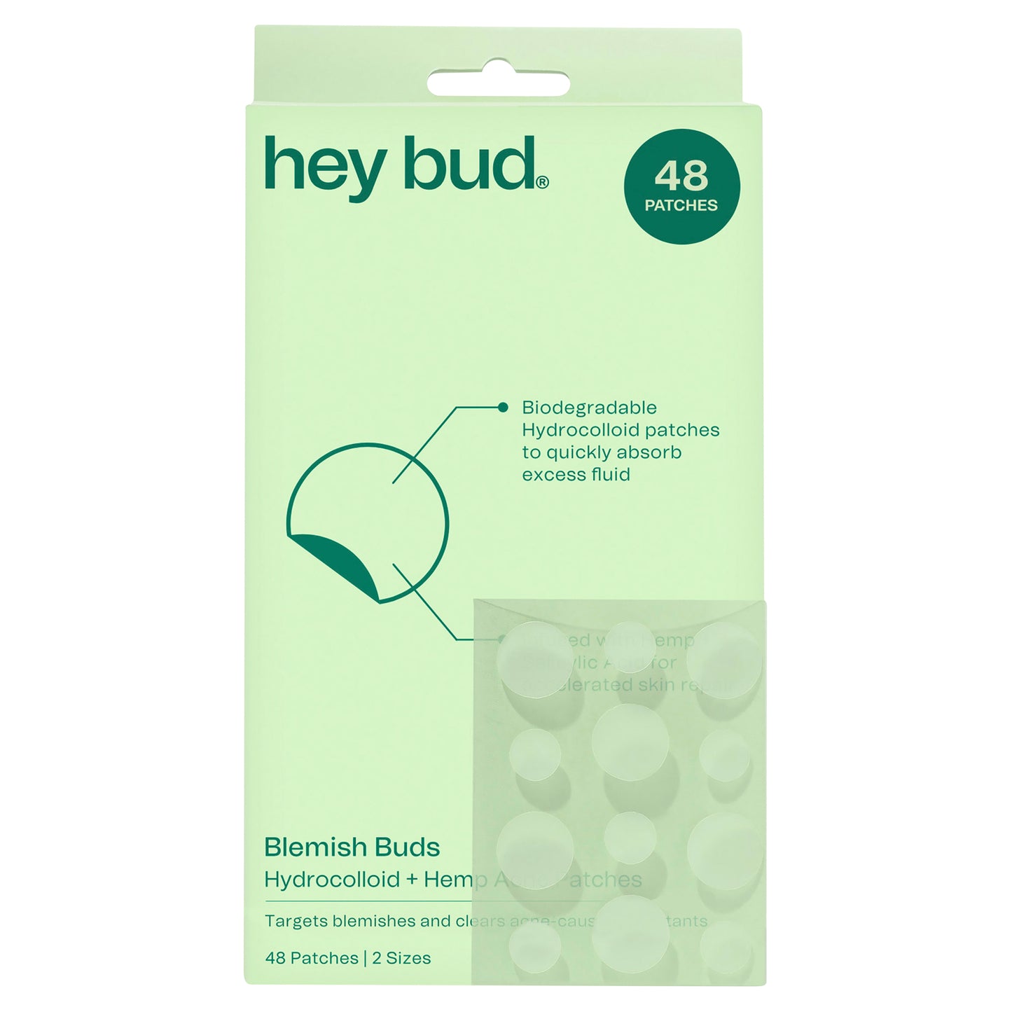 Hey Bud Hemp Acne Patches 48 Pack