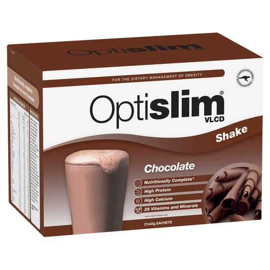 Optislim VLCD Shake Chocolate 43g x21 Pack