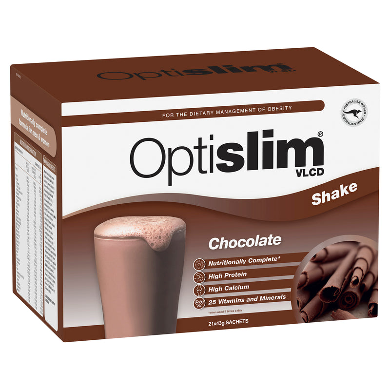 Optislim VLCD Shake Chocolate 43g x21 Pack
