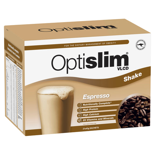 Optislim VLCD Shake Espresso 43g x21 Pack
