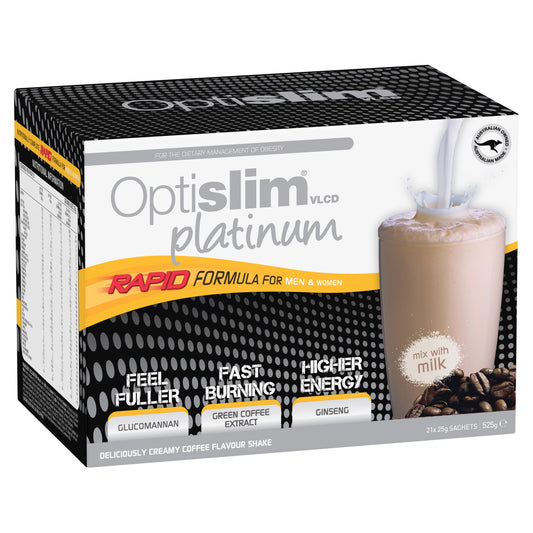 Optislim VLCD Platinum Shake Coffee 25g x21 Pack