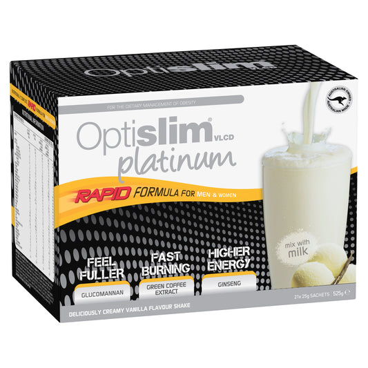 Optislim VLCD Platinum Shake Vanilla 25g x21 Pack