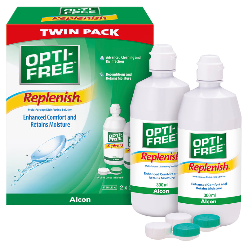 Opti-Free Replenish 300mL Twin Pack