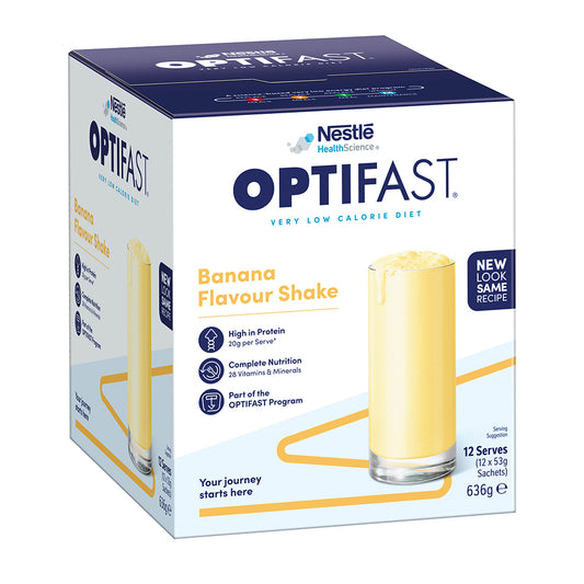 Optifast VLCD Banana Shake 53g 12 Pack