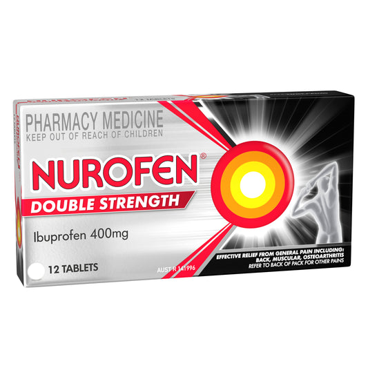Nurofen Double Strength Ibuprofen 400mg Tablets 12