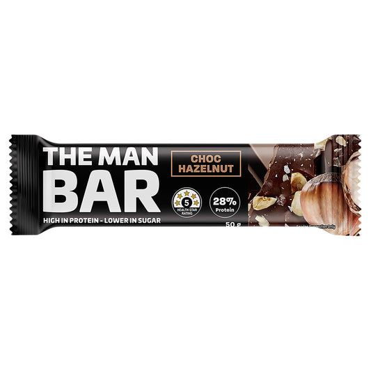 The Man Bar Choc Hazelnut 50g x10