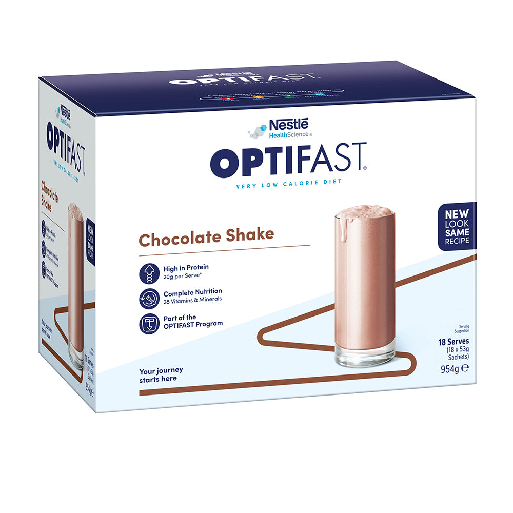 Optifast VLCD Chocolate Shake 53g 18 Pack