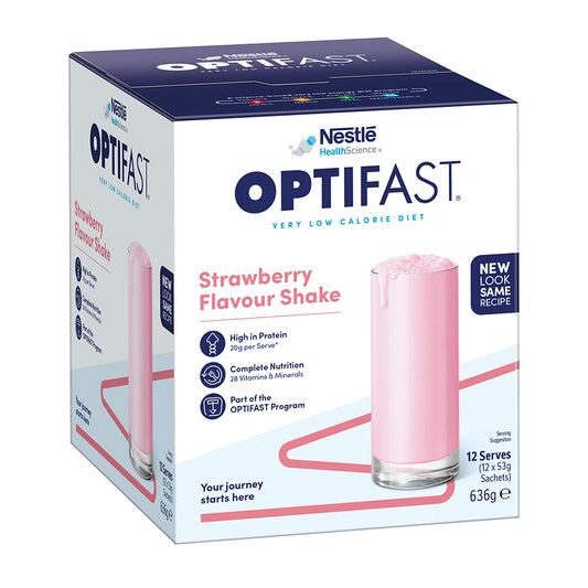 Optifast VLCD Strawberry Shake 53g 12 Pack