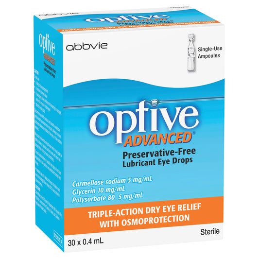 Optive Advanced Eye Drops 0.4mL x30