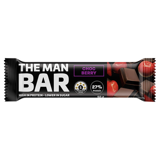 The Man Bar Choc Berry 50g x10