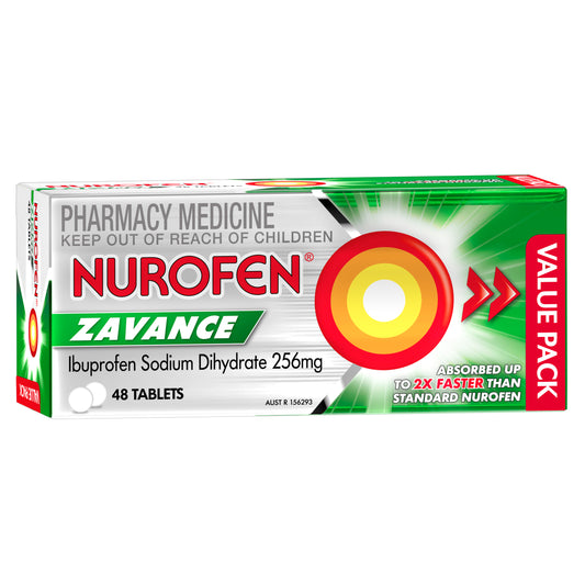 Nurofen Zavance Ibuprofen 200mg Tablets 48