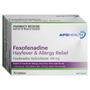 APOHEALTH Fexofenadine 180mg Tablets 70 (Blister Pack)