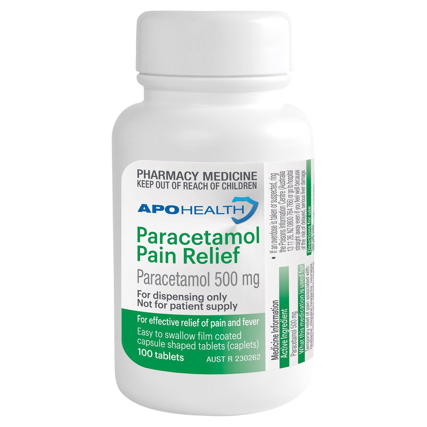 APH Paracetamol Complete 500mg Tablets 100 (Bottle)