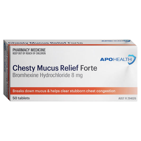 APH Chesty Relief Forte 8 mg Tablets 50 Blister