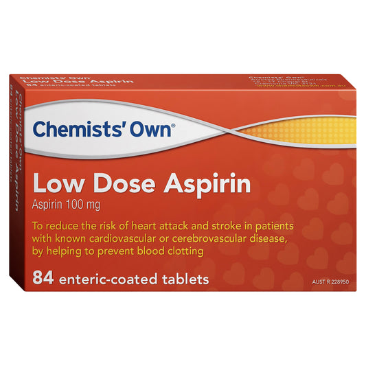 CH Own Brand Low Dose Aspirin 100mg Tablets 84
