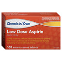 Chemists' Own Brand Low Dose Aspirin 100mg Tablets 168