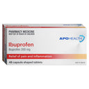 APOHEALTH Ibuprofen 200mg Tablets 48