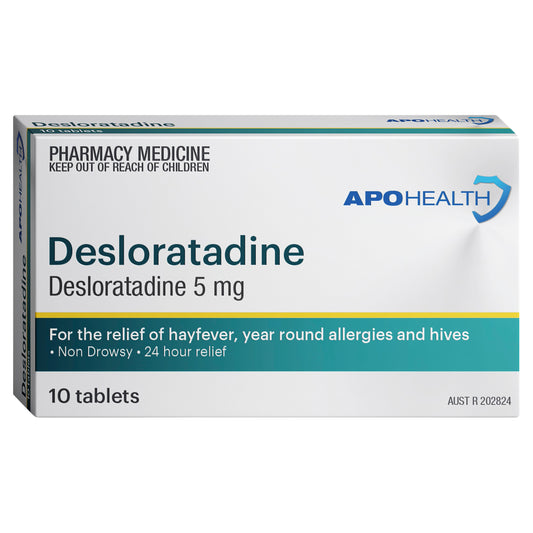 APH Desloratadine 5mg Tablets 10 (Blister Pack)