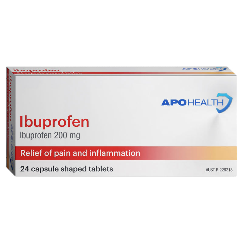 APOHEALTH Ibuprofen 200mg Tablets 24