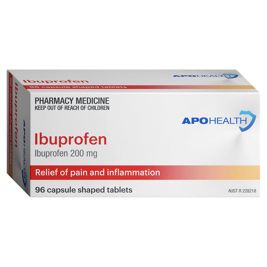 APH Ibuprofen 200mg Tablets 96
