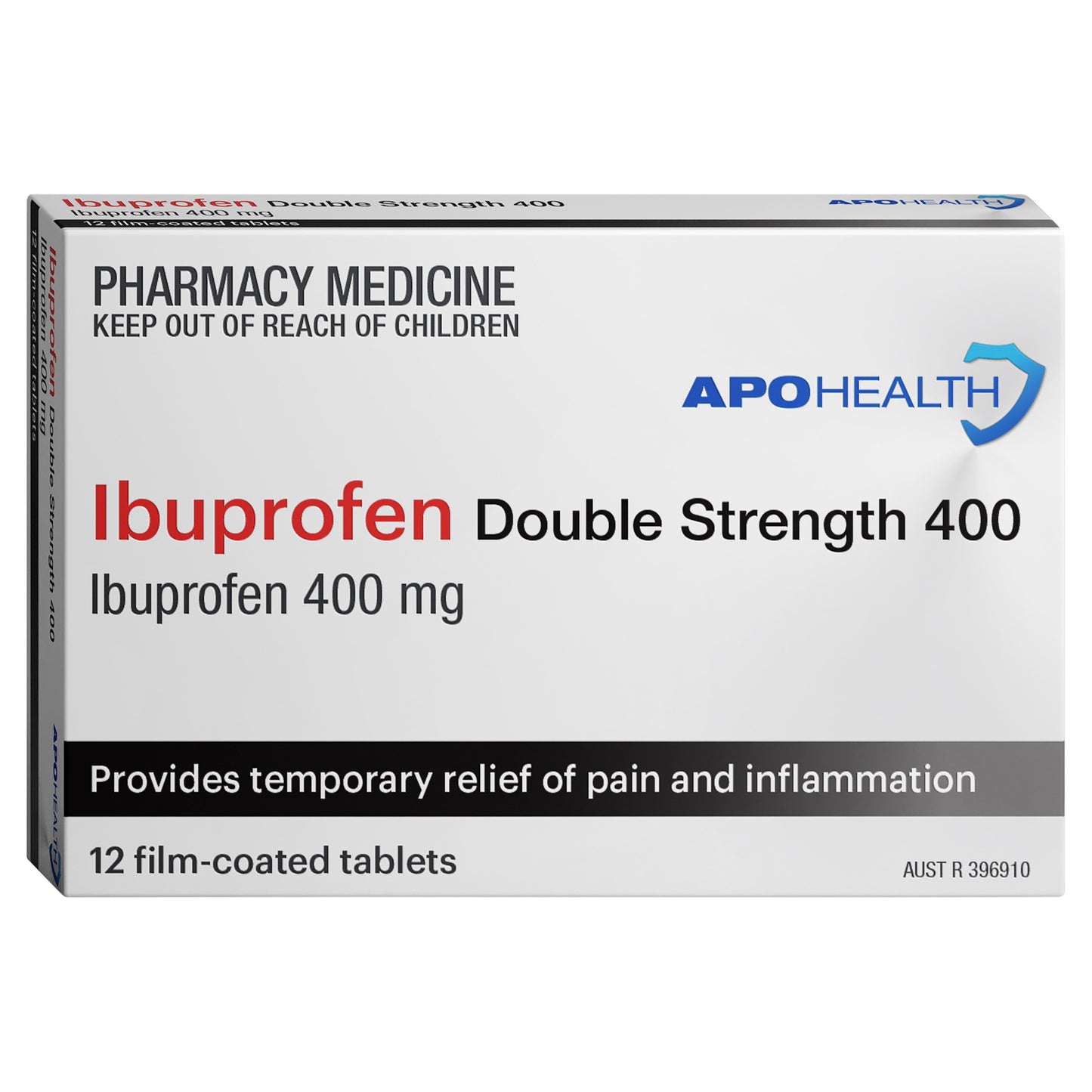 APH Ibuprofen 400mg Tablets 12