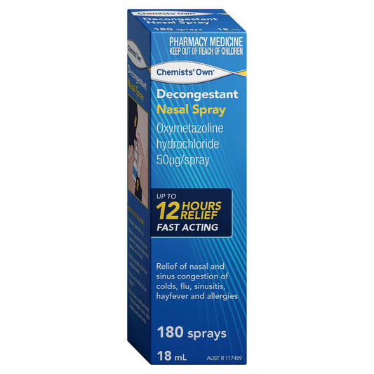 Chemist Own Nasal Decongestant Spray 18mL