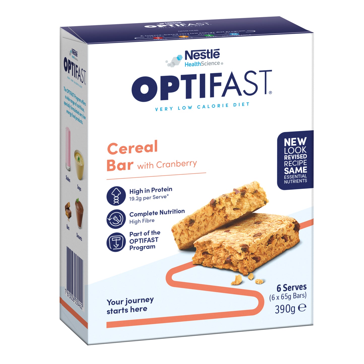 Optifast VLCD Cereal Bar 65g 6 Pack