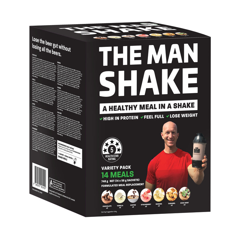 The Man Shake Variety Pack 56g x14