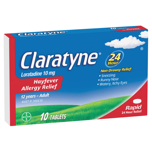 Claratyne Loratadine 10mg Tablets 10
