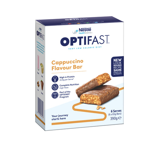 Optifast VLCD Bar Cappuccino 65g x6 Pack