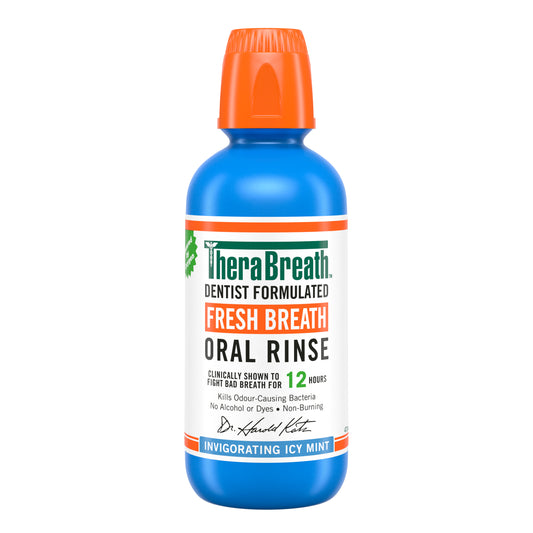 TheraBreath Icy Mint Oral Rinse 473ml